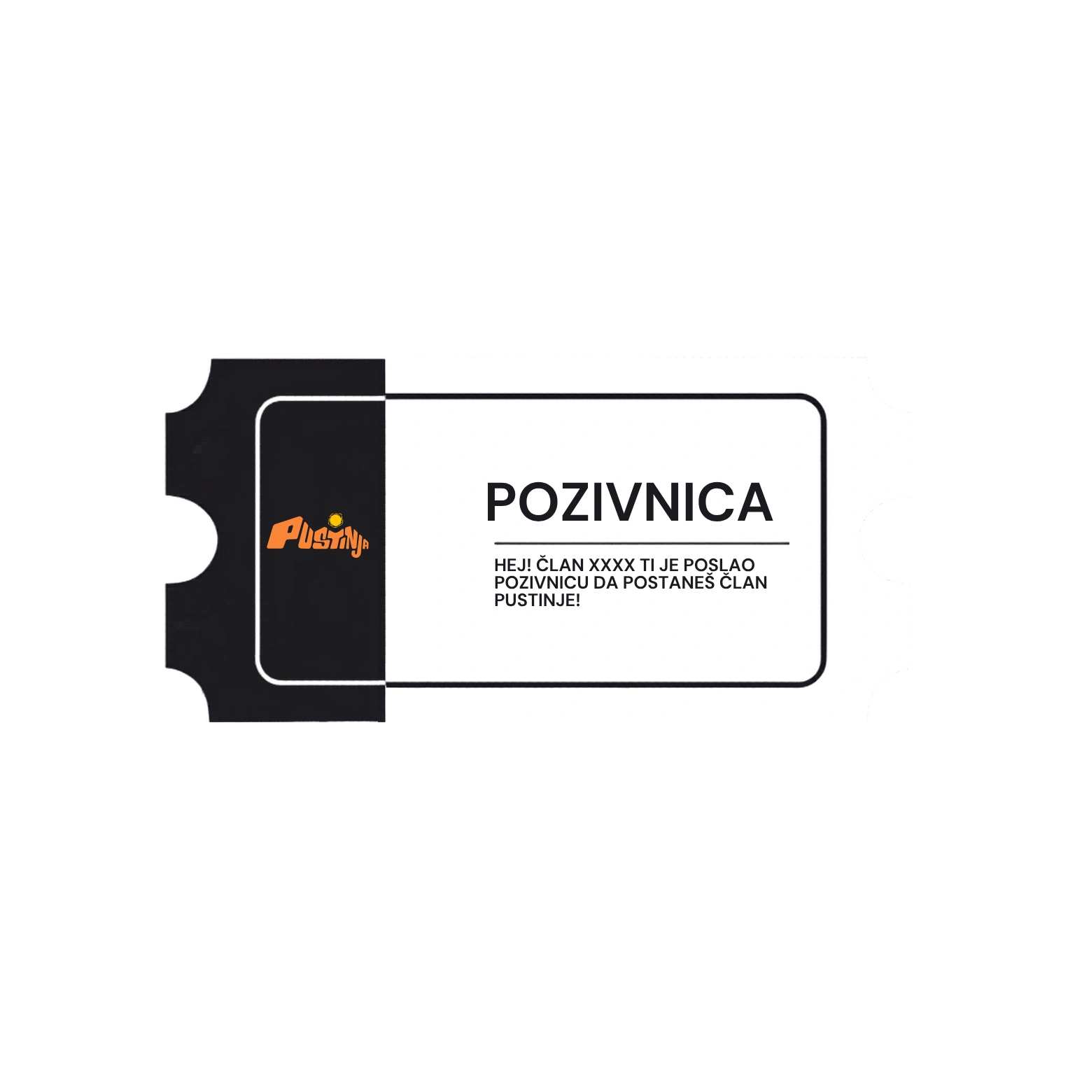 Pustinja pozivnica — pristup klubu samo uz pozivnicu članova